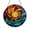 Acrylic 3.5 Inch, variant on Sun Moon Cosmic Stained Glass Window Suncatcher, Mythic Celestial Hanging Decor