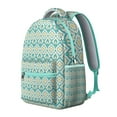 thumbnail image 2 of Boho Print College Backpack - Spacious 17 Inch Laptop Compartment, Tribal Design, Heavy Duty Oxford Material, Roomy for School Supplies, 2 of 6