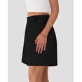 thumbnail image 4 of Shorts PRETTYGARDEN 2025 Verano Tiro Alto Pierna Ancha Negro S, 4 of 5