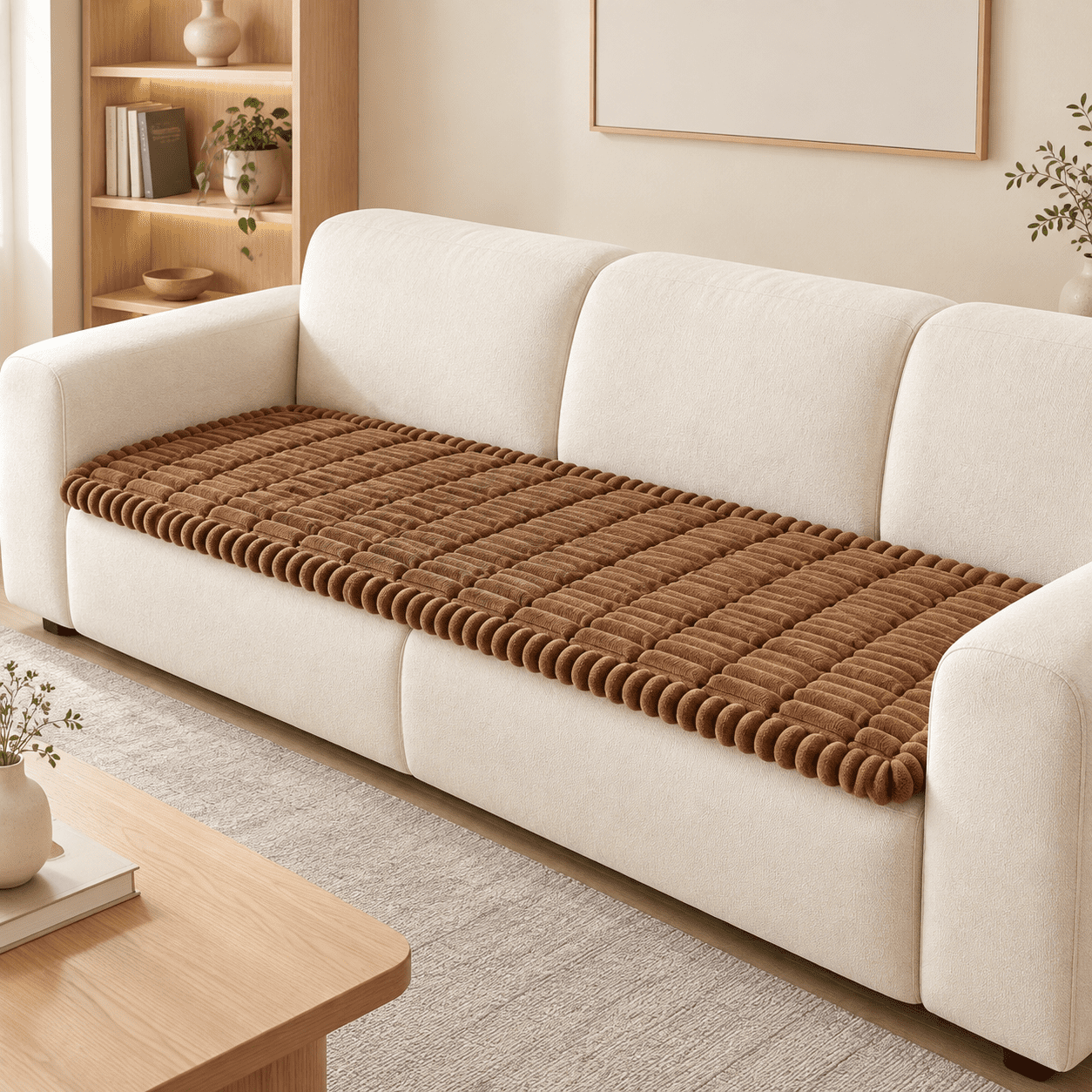 Non-slip Couch Cover For Dogs Plush Pet Sofa Covers 27.6 x82.7