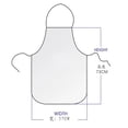 thumbnail image 3 of Delantal de Navidad para hombre y mujer, delantal con estampado 3D de Chef, con músculos, cuello Halter, cintura, accesorios de fiesta de boda, 72x54cm, 3 of 4