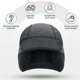 thumbnail image 1 of Gorro de calavera para ciclismo, forro de casco, gorro cálido de invierno con agujeros para gafas para esquiar y correr kaili Sencillez, 1 of 2