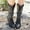 Black, variant on YOUSNH Women's Winter Fashion Slip on Boots Ladies Outdoor Flower Square Heels Shoes Boots for Lady Brown 10