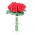 thumbnail image 2 of 1:12 Casa De Muñecas Mini Bonsai Modelo Juguetes Jardín Planta Decoración Accesorios Rojo, 2 of 7