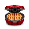 thumbnail image 1 of Chefman Anti-Overflow Belgian Waffle Maker w/ 7 Shade Settings, Nonstick - Red, New, 1 of 5