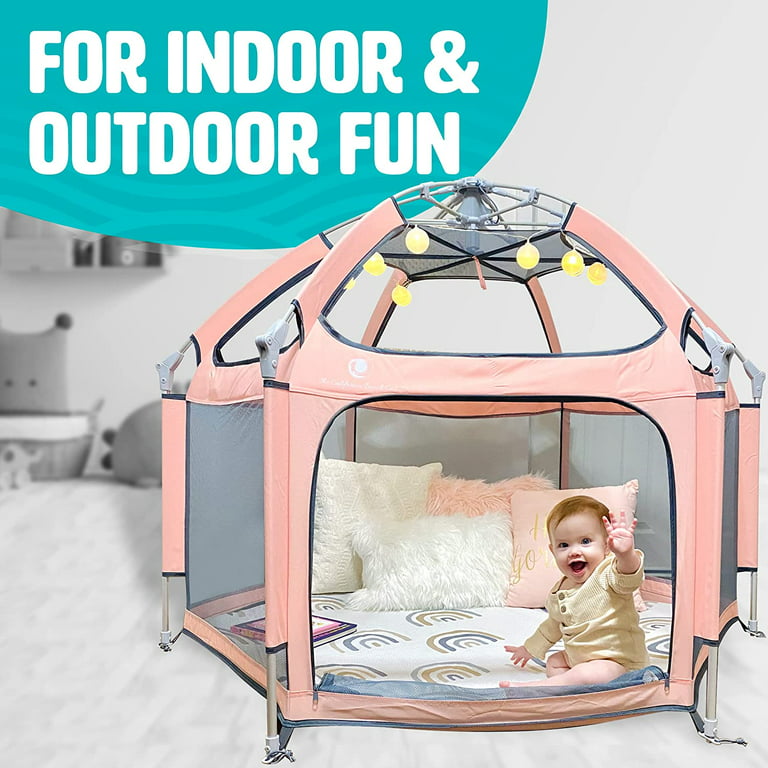 POP 'N GO Premium Indoor and Outdoor Baby Playpen - Portable