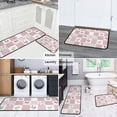 thumbnail image 5 of Pioneer Flower Floral Print Pattern Kitchen Rugs Sets Of 2,Anti Fatigue Kitchen Mat Rugs Non Slip Washable,Decorative Kitchen Floor Mats for Kitchen,Sink,Laundry,17"X30"+17"X47", 5 of 7