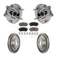 thumbnail image 1 of Transit Auto Front Hub Bearing Assembly Coated Disc Brake Rotors and Ceramic Pads Kit for Car Mazda 6 KBB-121252, 1 of 11