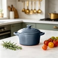 thumbnail image 1 of Ohmyroo Mini Ceramic Casserole Dish With Lid For Individual Portions, 1 of 7