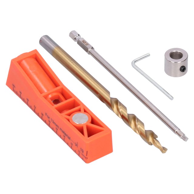 Kit de Plantilla para Orificios ANGGREK Broca Escalonada de Metal para Carpintería