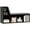 Distressed Black, variant on HOMCOM 5-Cubby Bookcase with Cushioned Reading Nook, Grey
