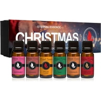 Christmas - Gift Set of 6 Premium Fragrance Oils - Peppermint, Cranberry, Spiced Cider, Pine, Cinnamon and Reindeer Retreat - 10ML