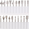 thumbnail image 1 of HSS-Fräser-Bits, 20 Stück, 3 mm, 1/8 Zoll, HSS-Fräser-Bits, Holzbearbeitungs-Fräser-Bits, Zubehör-Set, Rotations-Multitool-Fräser-Bits für Dremel Foredom Proxxon Rotationswerkzeug –, 1 of 5