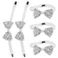 thumbnail image 1 of 5 pajaritas de lentejuelas para niños, pajaritas de lentejuelas brillantes, pajaritas ajustables, pajaritas decorativas para niños, para uso diario, 1 of 8