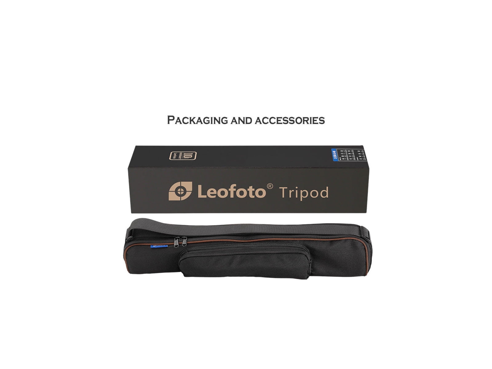 Leofoto LS-324C X Version Ranger Series Tripod / Ballhead Set - LS-324CX/LH-40LR, Black