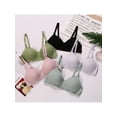 thumbnail image 6 of Women 3/4 Smooth Bra Thin Wire Free One-piece Seamless Contour Gathered Bra, 6 of 6