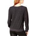 thumbnail image 2 of Dream Scene Womens It's Only Sweatshirt, Black, X-Small, 2 of 2
