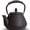 Gray, variant on Green Cast Iron Teapot 32oz Sakura Blossom Pattern With Infuser For Loose Leaf Tea And Coffee