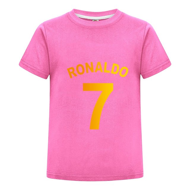 Camiseta Niño Fan Futbol Cristiano Ronaldo | Playera CR7 con Diseño Animado
