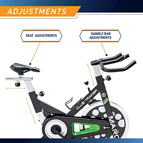 Marcy Club Revolution Bike Cycle Trainer for Cardio Exercise XJ