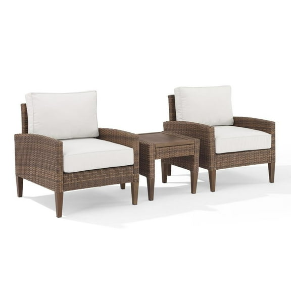 East West Furniture V-Style 5-piece Wood Dining Table and Chair Set in Brown