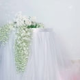 thumbnail image 4 of Tulle Tutu Table Skirt Wedding Tablecloth Birthday Baby Shower Party Table Skirting Table Decoration Table Cloth for Rectangle and Round Table 39*30 Inch, 4 of 4