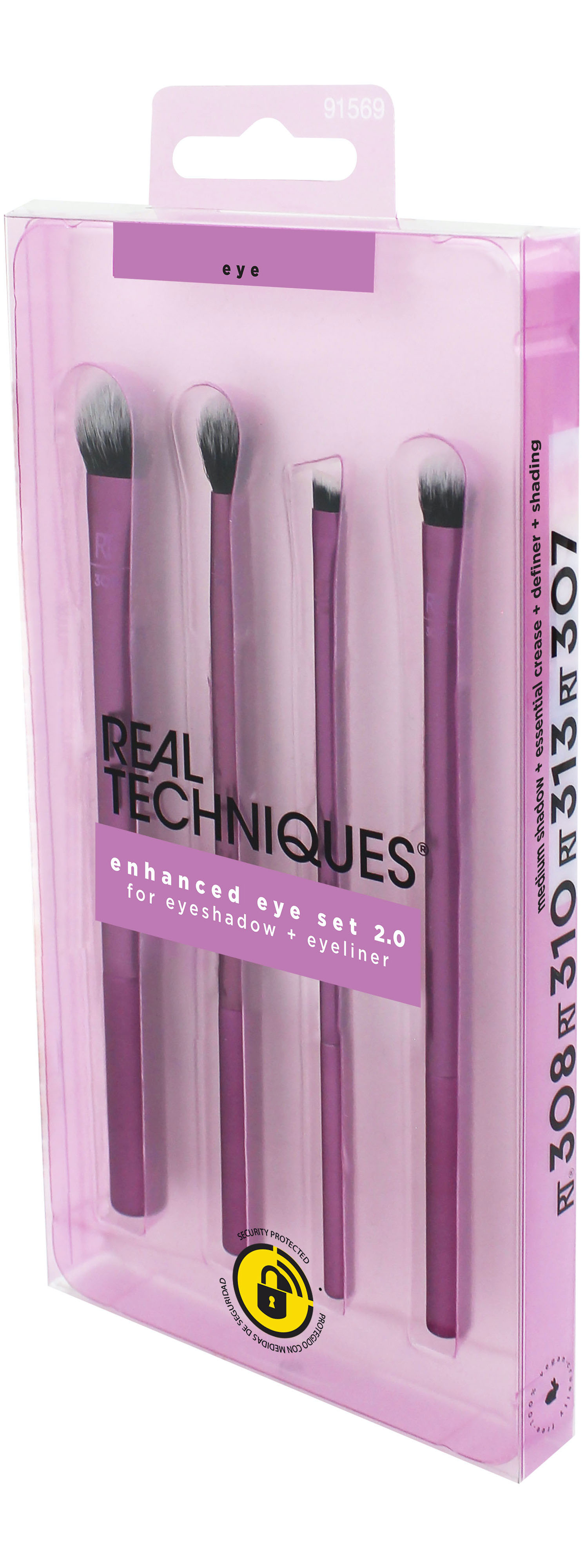 Real Techniques Enhanced Eye Makeup Brush Set, 4 Pieces - image 4 of 6