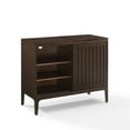 thumbnail image 4 of Pemberly Row Console Multimédia Moderne en Bois pour Rangement de Disques - Brun Foncé, 4 of 20