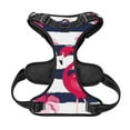 thumbnail image 5 of Picia Pink Flamingos No-Pull Dog Harness Reflective Front Clip Vest with Handle,Step-in Air Dog Harness,Adjustable 2 Metal Rings 4 Buckles,Easy to Put on & Take Off Medium, 5 of 9