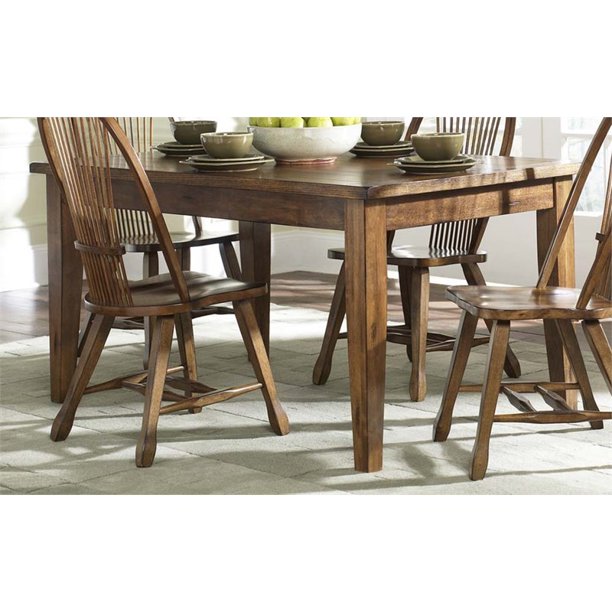 Liberty Furniture Treasures 36" x 60" Dining Table in Rustic Oak