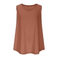 thumbnail image 4 of Craaazy Women's Oversized Sleeveless Tunic Tops, Lightweight Casual Shirt, Plus Size V Neck Loose Fit Blouse for Everyday Outfits Gifts, 4 of 7