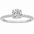 thumbnail image 4 of Anillo de bodas brillante Anillo de compromiso de aleación de zinc elegante clásico simple para compromiso de boda, 4 of 10