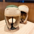 thumbnail image 4 of COCOpeaunt Womens Hat Man Winter Hat Ushanka Hat for Female Thicken Cold Cap Warm Hat Windbreak Hat Warm Hat Pilot Cap Hat with Earflaps, 4 of 6