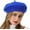Royal Blue, variant on Beret-Classic Wool Beret Solid Color Womens Beret Cap Hat 1pack