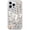 White, variant on for iPhone 15Plus Rhinestone Phone Case Designer Handmade 3D Shiny Sequins White Butterfly & Pearl Flower & Bling Crystal Glass Diamond Women Girl