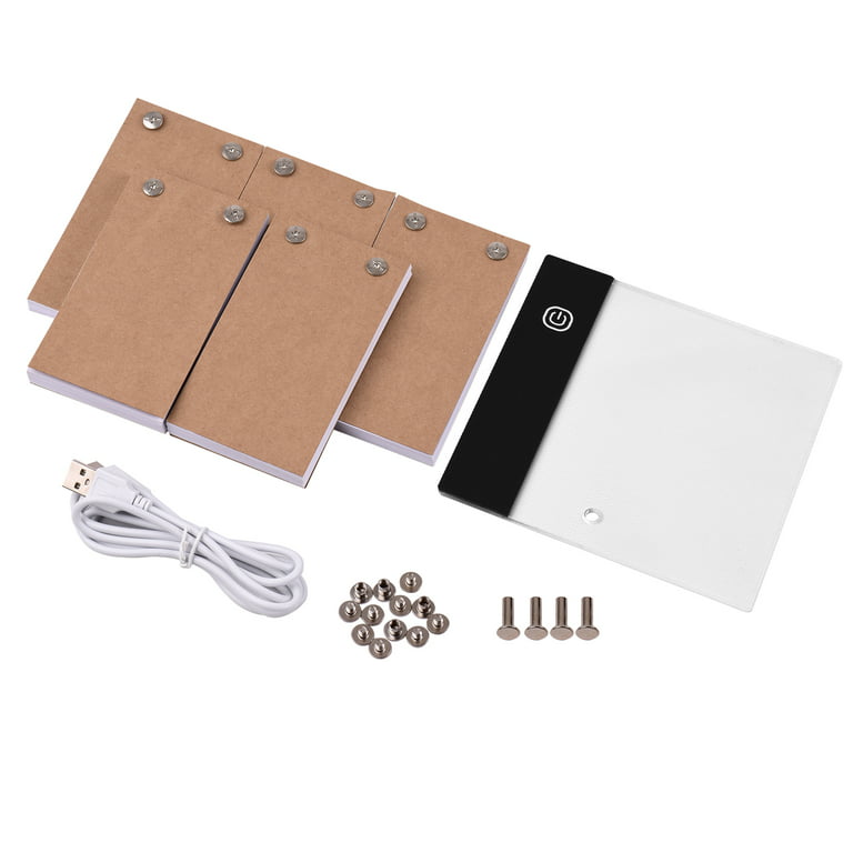 Molcey Flip Book Kit with Light Pad - A4 LED Light Box for Drawing and Tracing & 360 Sheets Animation Paper for Flip Books, A4