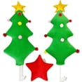 thumbnail image 1 of 1 Set Xmas Car Star Tree Decoration Set Christmas Tree Shaped Decors for Car, 1 of 9