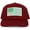 Burgundy/Burgundy, variant on Marijuana MJ Flag Mesh Back Trucker Baseball Cap Hat Unisex
