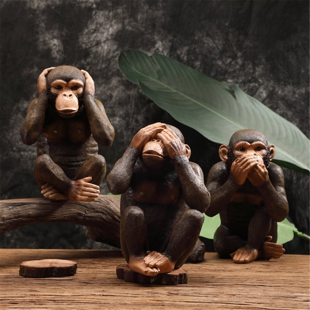 Ganfancp Decoración Adornos Simulación Nostalgia Artesanía Resina Ofertas Del Día Sólo En Línea 1 Adorno de Orangután