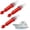Red, variant on Boat Flares, 3 Pcs LED Electronic Boat Distress Flare, Coast Guard Approved Waterproof Marine Emergency Signal Lights, Safety Warning Kit for Boats (Red)