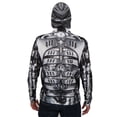 thumbnail image 2 of Faux Real Men's Robot Mask Hoodie, Silver, Small, 2 of 3