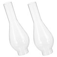 thumbnail image 4 of 2 pantallas transparentes para lámpara de aceite, repuesto para chimenea de lámpara de queroseno., 4 of 7