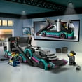 thumbnail image 3 of LEGO City Race Car and Car Carrier Truck Toy Playset, Vehicle Transporter with Adjustable Loading Ramp and Race Car Toy, Racer and Driver Minifigures, Fun Gift for Kids Ages 6 and Up, 60406, 3 of 6