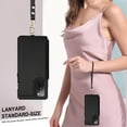 thumbnail image 5 of for Samsung Galaxy S20 FE Crossbody Wallet Phone Case with Card Holder&Zipper, Back Flip Folio PU Leather Kickstand Card Slots Case for Women Girls, Double Magnetic Clasp Shockproof Cover,Black, 5 of 8