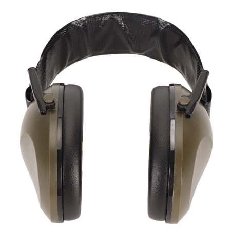 Yajisi Hearing Protection Headphones Folding Adjustable Noise Reduction Cancelling Earmuffs for Home Travel Outdoor Industrial Work Study Sleep Tactical Green Ear Muffs 1 Count