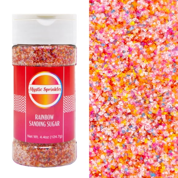 Mystic Sprinkles Rainbow Sanding Sugar 4.4oz