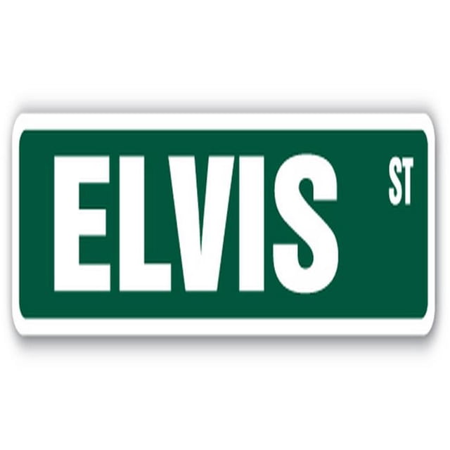 SignMission SS-836-ELVIS 36 in. Elvis Street Childrens Name Room Sign