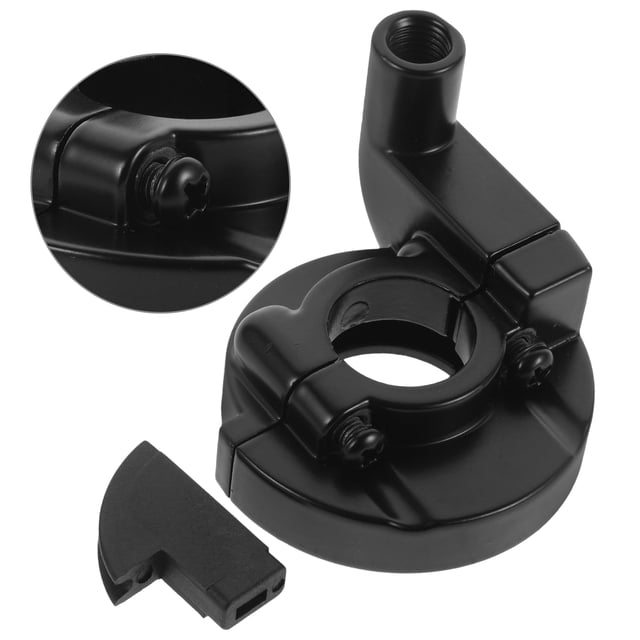 Phenofice Throttle Housing Clamp Motorcycle Throttle Holder Rectangular Black Secure Throttle Cable 1Set