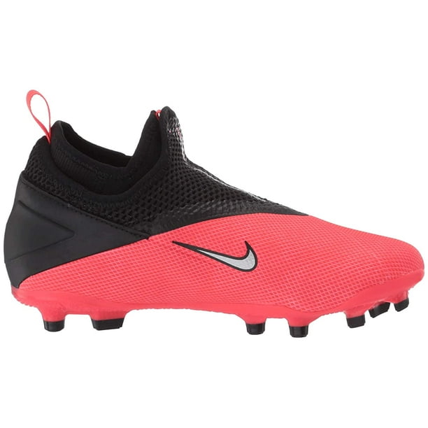 Nike Kids JR Phantom VSN 2 Academy DF FG/MG (Little Kid/Big Kid) Laser Crimson/Metallic Silver