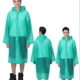 thumbnail image 4 of EUDIDV Lightweight Raincoat Women's Outdoor Travel Fashion Adult Raincoat Thick Transparent EVC Raincoat Durable Rain Shield Raincoat for Adults, 4 of 4